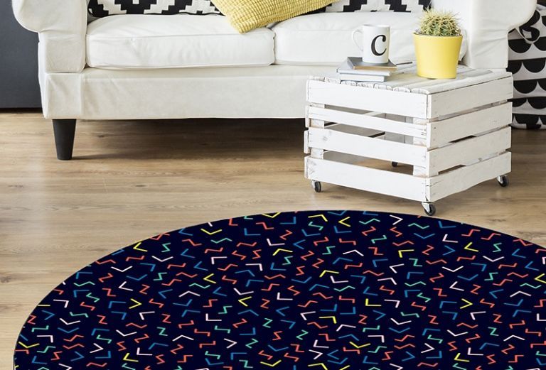Alfombra Vinilo - Lineas 180x180 cm
