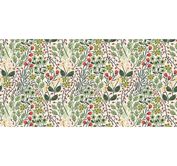 Alfombra Vinilica Floral Country Garden 97x48 cm