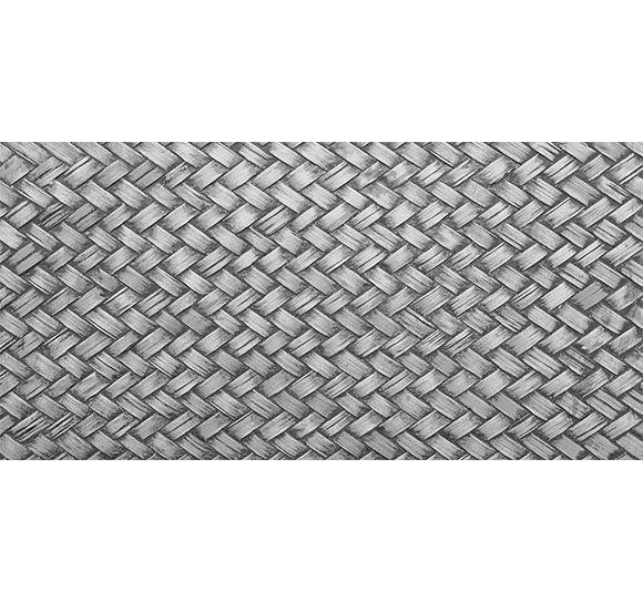 Alfombra Vinilica Trenzado Grey 97x48cm