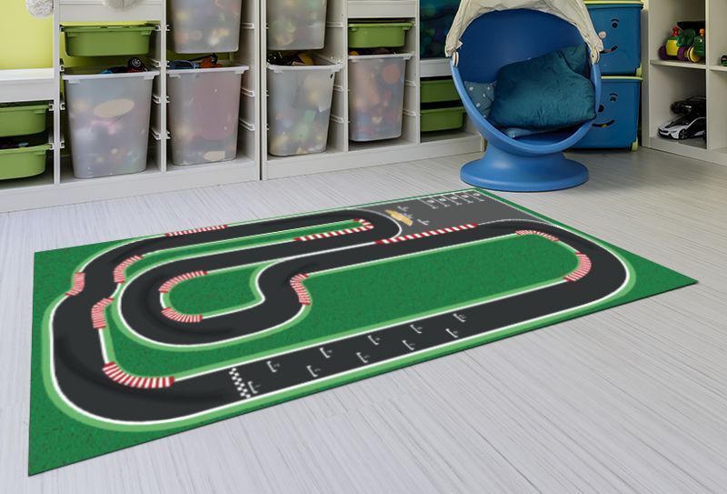 Alfombra vinílica infantil circuito - Envío gratis