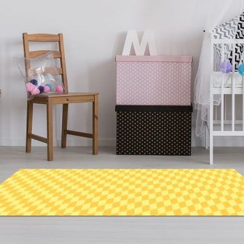 Alfombras de Niños - Geométrico Amarillo 150x65