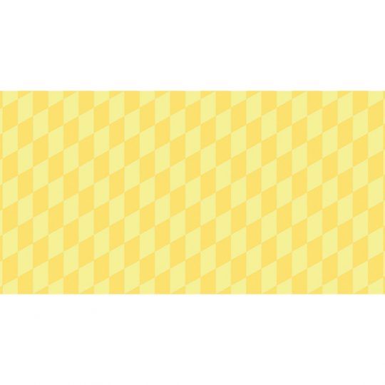 Alfombra Vinílica Infantil 97x48 - Geométrico Amarillo