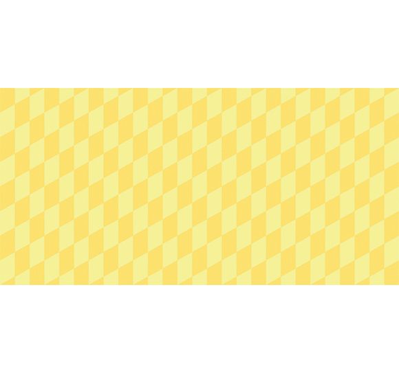Alfombra Vinílica Infantil 97x48 - Geométrico Amarillo