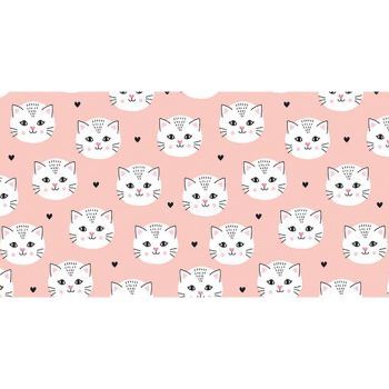 Alfombra Vinílica Infantil 97x48 - Gatitos