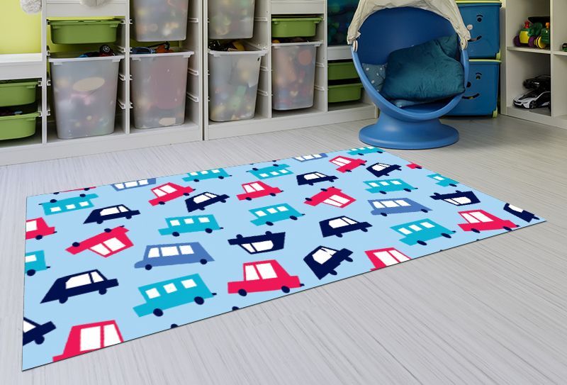 Alfombras Infantiles Lavables - Vroom Vroom 143x97