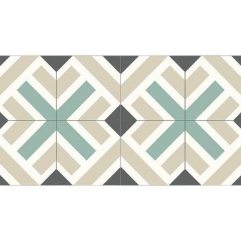 Alfombra Vinilica Artemisa Verde 97x49cm