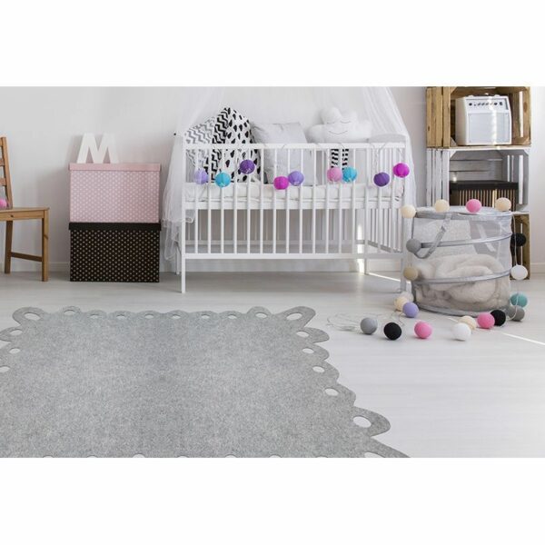 Alfombra vinílica Infantil Abecedari gris – Laroom Official Store