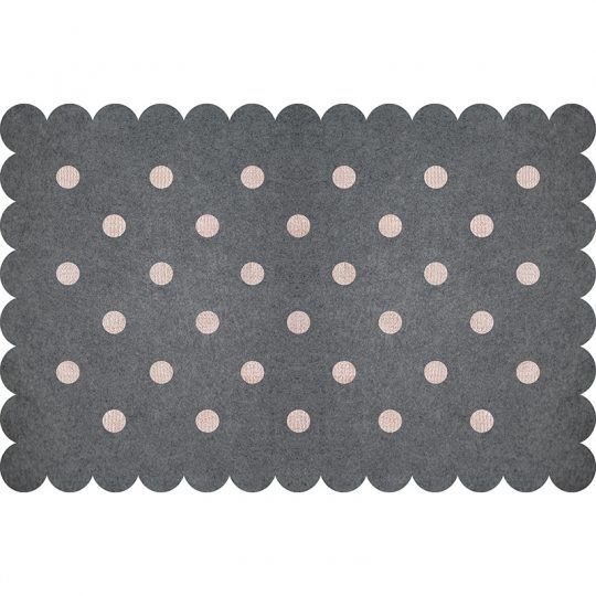 Alfombra Vinílica Puntos - 95x62 cm