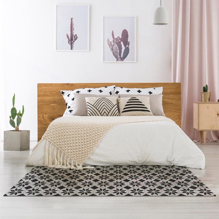 Alfombra Vinílica - Videl Negro - habitación