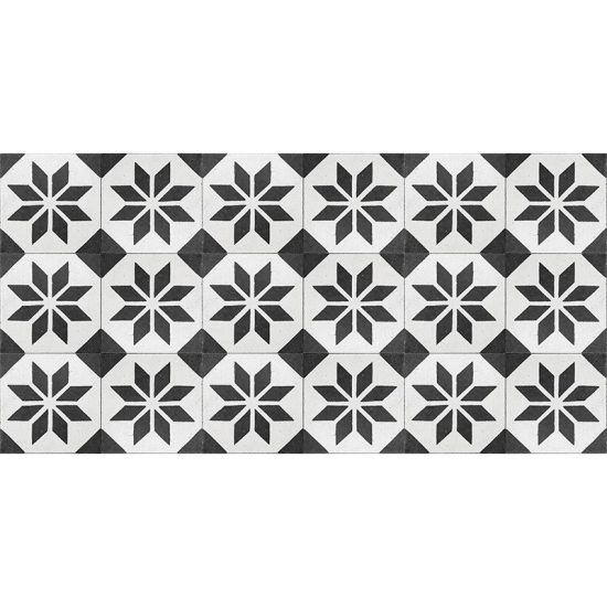 Alfombra Vinílica - Videl Negro - 97x48 cm