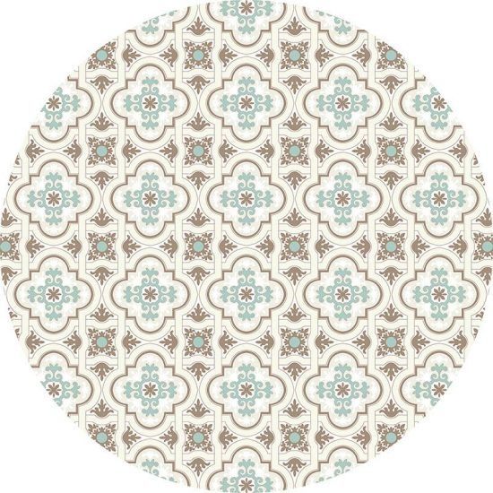 Alfombra Redonda Carolina - 60x60 cm