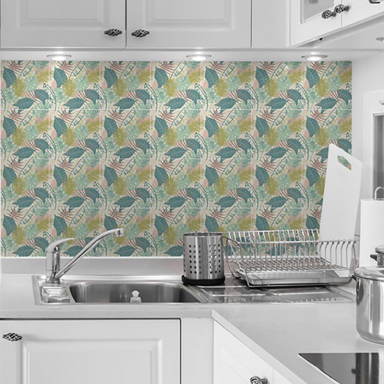 Azulejos Adhesivos Leaves