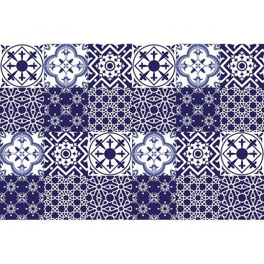 vinilos adhesivos Azul y Blanco