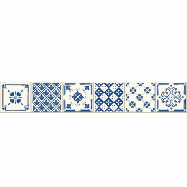 set de 24 Vinilos Adhesivos Azul Sevilla