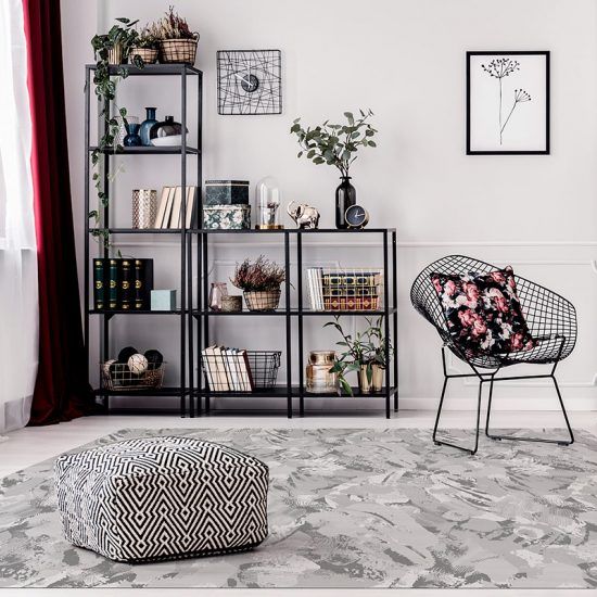 ALfombra Vinílica Grey Pattern salón