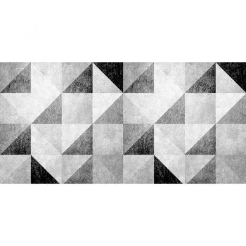 ALfombra Vinílica Grey Triangles 97x48