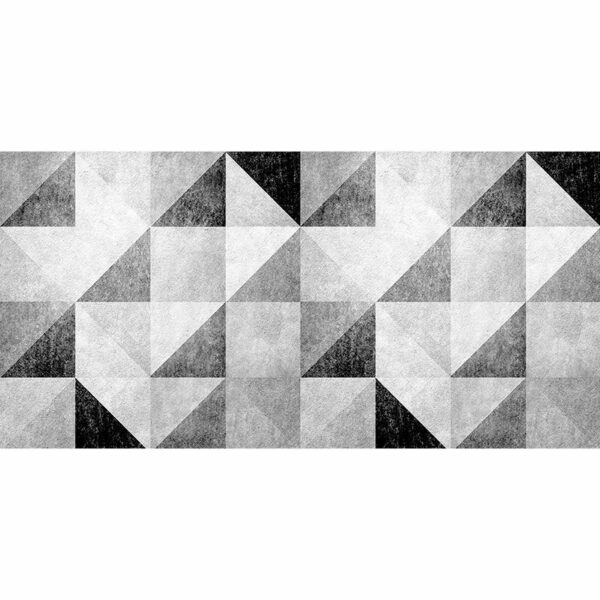 ALfombra Vinílica Grey Triangles 97x48