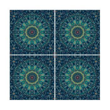 Set de 4 posavasos Firuzeh
