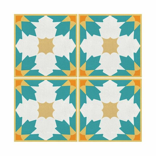 Set de 4 posavasos Estela