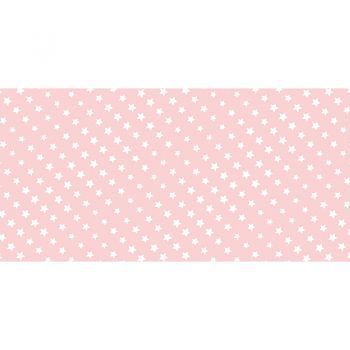 Alfombra Vinílica Infantil Pink Stars 97x48