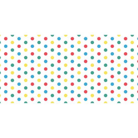 Alfombra Vinílica Infantil Polka Dots 97x48