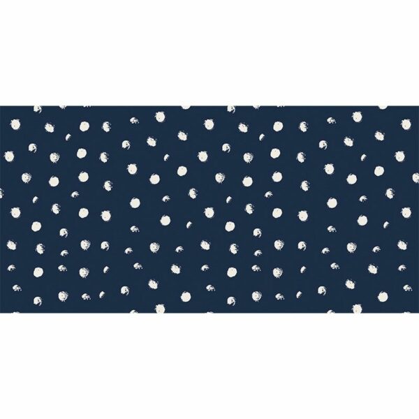 Alfombra Vinílica Infantil Polka Dots Blue 97x48