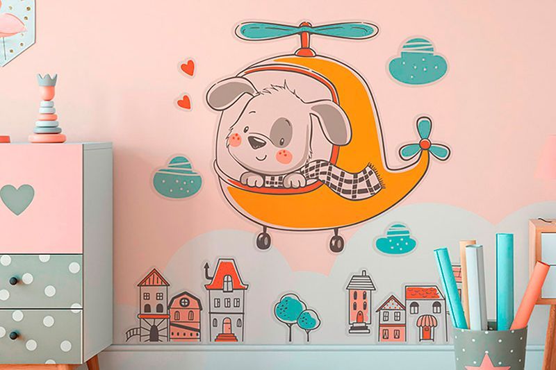 Vinilos infantiles de pared para niños