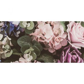 alfombra vinílica floral liria 97 x 48 cm