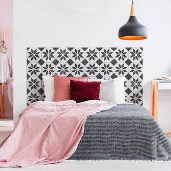 Dormitorio cabecero de cama Videl Negro 160 x 80 cm
