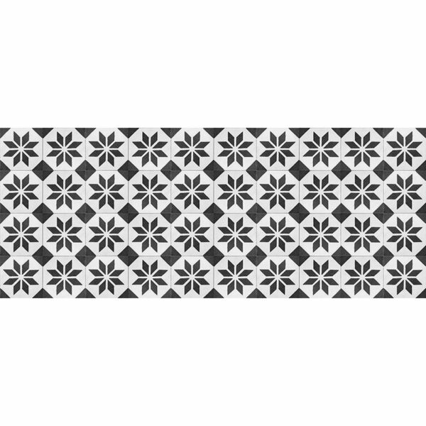 Cabecero de cama de vinilo Videl Negro 200 x 80 cm