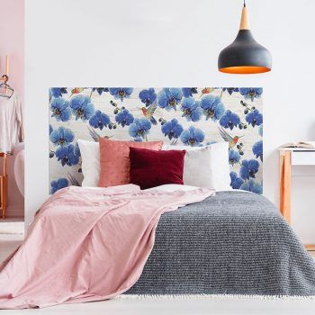 Cabecero de cama Birds dormitorio 160 x 80 cm