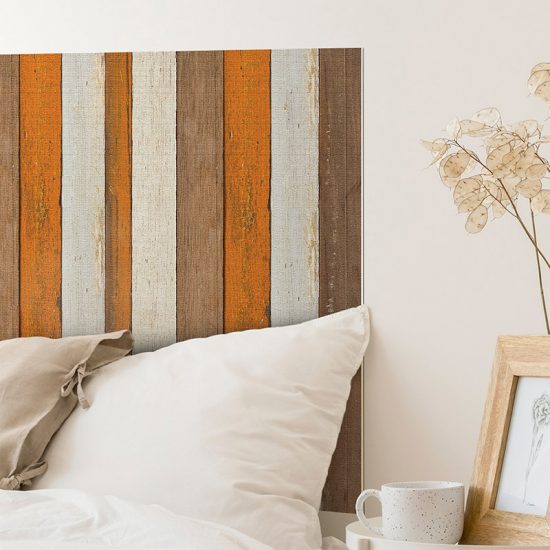 Detalle cabecero de cama de vinilo Hazel