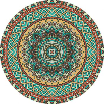 alfombra vinílica redonda Barrey 60x60