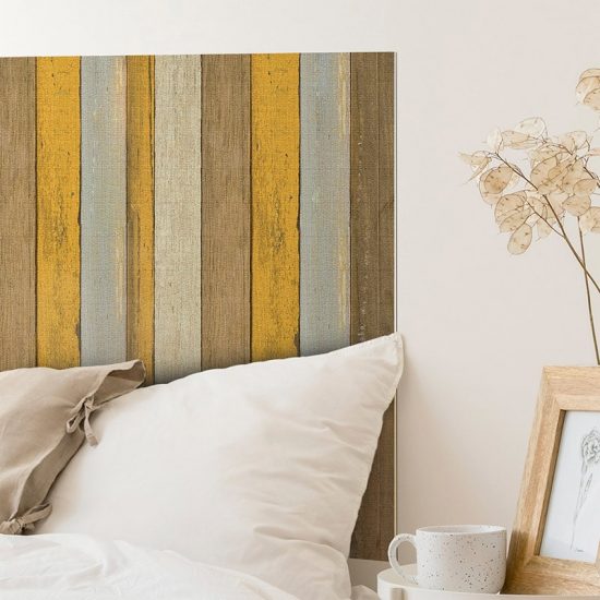 Detalle cabecero de cama de vinilo Lisen