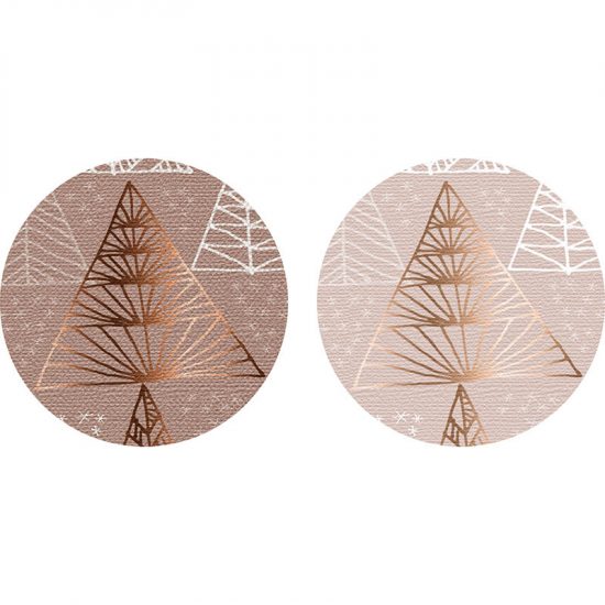 posavasos Árboles Brown