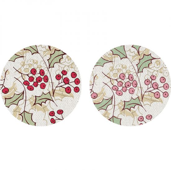 posavasos Navidad Floral