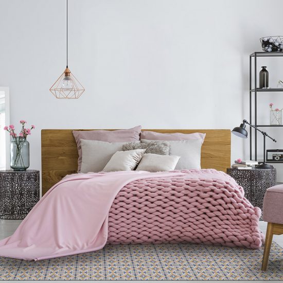 Alfombra Vinílica Hidráulica Noor dormitorio