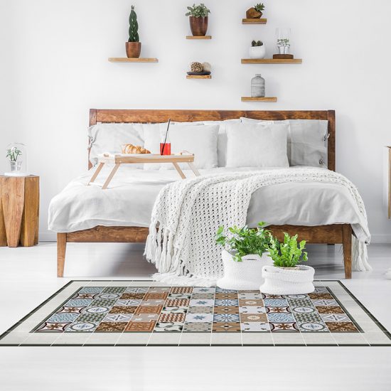 Alfombra Vinílica Merley Frame dormitorio