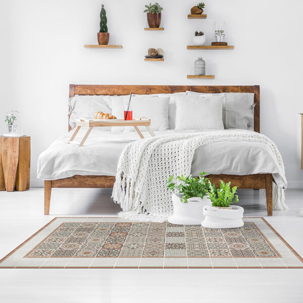 Alfombra Vinílica Hidráulica Vasco Frame dormitorio