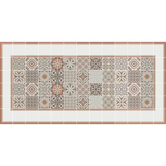 Alfombra en vinilo Vasco Frame-97x48