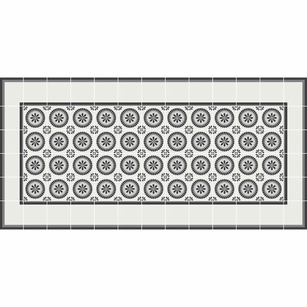 Alfombra en vinilo Rolley Frame-97x48