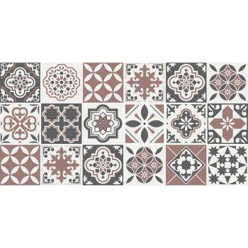 Alfombra Vinílica Hidráulica Boston Brown-97x48 cm