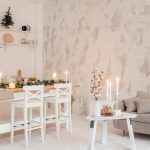 Decoración Navidad manteles y caminos de mesa vinílicos