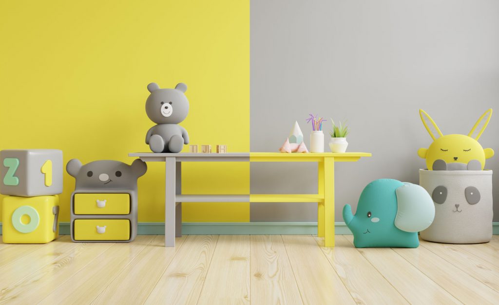 Decoración infantil colores Pantone 2021