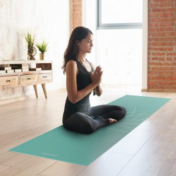 Yoga mat flor de loto clase de yoga