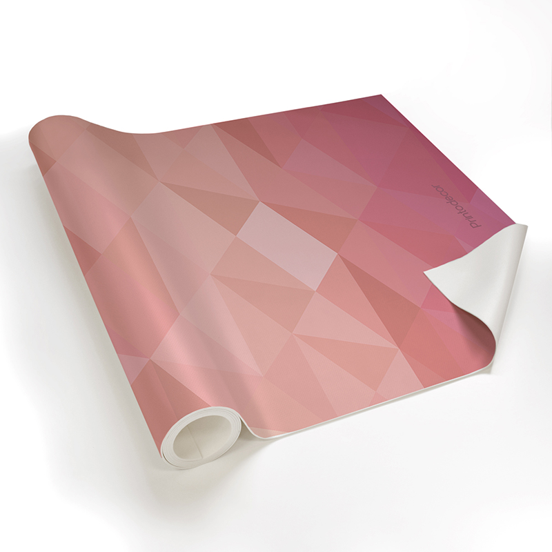 Yoga mat triangles pink detalle material