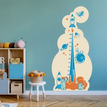 Vinilo infantil medidor espacial dormitorio infantil