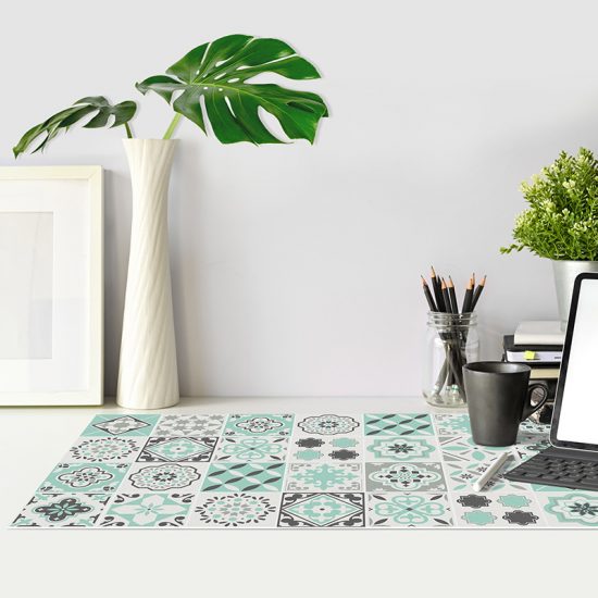 0Protector de escritorio Boston Mint mesa oficina
