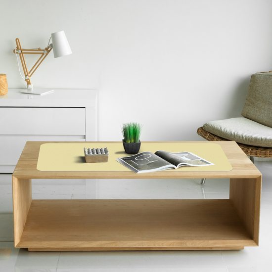 Protector de escritorio Amarillo mesa salón