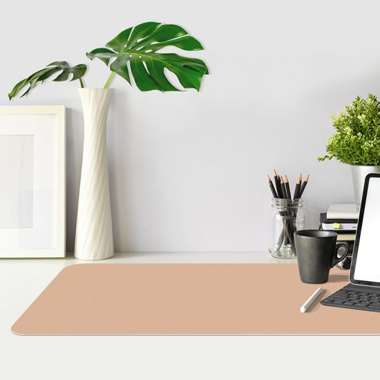 Protector de escritorio naranja mesa oficina